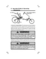 Предварительный просмотр 3 страницы Burley RECUMBENT Owner'S Instruction Manual