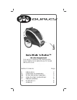 Burley SOLO WALK 'N ROLLER Owner'S Manual preview