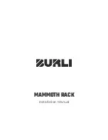 Предварительный просмотр 1 страницы BURLI MAMMOTH RACK Installation Manual