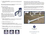 Предварительный просмотр 2 страницы Burlingham Classic Arena Post Anchor System Setup Instructions