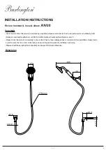 Предварительный просмотр 1 страницы Burlington Riviera RIV20 Installation Instructions