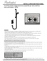 Burlington TF1H Installation Instructions Manual preview