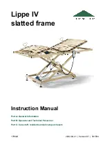 burmeier Lippe IV slatted frame Instruction Manual предпросмотр