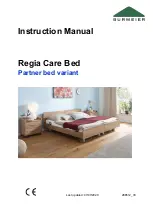 burmeier Regia Care Bed Instruction Manual предпросмотр