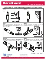 Burndy Continental Industries thermOweld CRE-7 Instructions предпросмотр