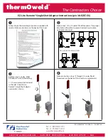 Preview for 1 page of Burndy Continental Industries ThermOweld EZ-Lite Remote 38-EZLT-SS Instructions