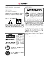 Preview for 3 page of Burndy HYTOOL MD6 Series Safety Operating & Maintenance Instructions