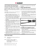 Preview for 9 page of Burndy HYTOOL MD6 Series Safety Operating & Maintenance Instructions