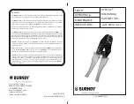 Preview for 1 page of Burndy HYTOOL MR15 Operating & Maintenance Instructions