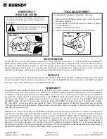 Предварительный просмотр 2 страницы Burndy MRE10-22B Operating Instructions Manual