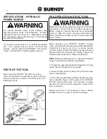 Предварительный просмотр 8 страницы Burndy PATMD430LWJAW Safety Operating & Maintenance Instructions