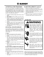 Preview for 9 page of Burndy PATMD430LWJAW Safety Operating & Maintenance Instructions