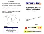 Preview for 1 page of Burners FV-11-S Instruction Manual