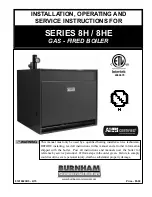 Preview for 1 page of Burnham 805H Installation, Operating And Service Instructions