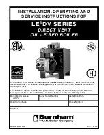 Burnham 81433101R16-1/10 Installation, Operating And Service Instructions preview