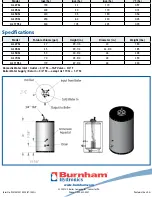 Preview for 1 page of Burnham AL27SL Specifications