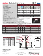 Preview for 2 page of Burnham Alpine ALP399 Information Sheet