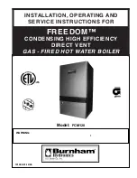 Burnham FREEDOM FCM120 Installation, Operating And Service Instructions preview