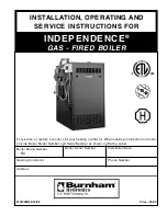 Burnham INDEPENDENCE IN10 CANADA Installation & Service Instructions Manual preview
