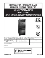 Burnham Minuteman II 4-105 Installation & Service Instructions Manual preview