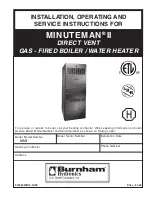 Burnham Minuteman II Installation, Operating And Service Instructions preview