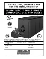 Burnham MPC Installation And Operation Manual preview