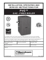Burnham PVG Installation, Operating And Service Instructions preview