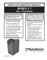 Preview for 1 page of Burnham SERIES 3 1099-01R1-/10 User'S Information Manual