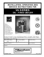 Preview for 1 page of Burnham V8 Series Installation & Service Instructions Manual