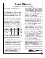 Preview for 99 page of Burnham V8 Series Installation & Service Instructions Manual