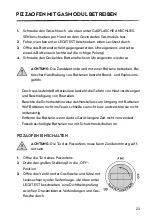 Предварительный просмотр 23 страницы BURNHARD Nero Gasmodul Manual