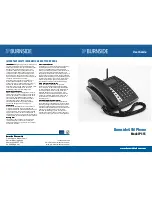 Предварительный просмотр 1 страницы Burnside P355 User Manual