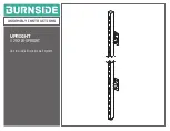 Burnside UPRIGHT 292-W-UPRIGHT Assembly Instructions preview