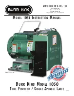 BURR KING 1051 Instruction Manual preview