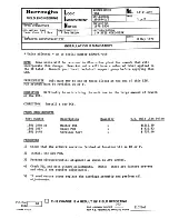 Preview for 117 page of burroughs B 9489 Technical Manual