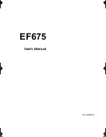 Preview for 3 page of burroughs EF675 User Manual