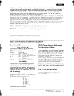 Preview for 5 page of burroughs EF675 User Manual