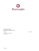 burroughs SmartSource Edge Installation And Operation Manual preview