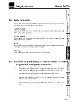 Предварительный просмотр 21 страницы Burster 24508 Operation Manual