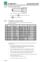 Предварительный просмотр 22 страницы Burster DIGISTANT 4420-V001 Operation Manual