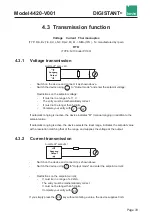 Предварительный просмотр 33 страницы Burster DIGISTANT 4420-V001 Operation Manual