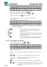 Предварительный просмотр 62 страницы Burster DIGISTANT 4420-V001 Operation Manual