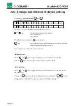 Предварительный просмотр 74 страницы Burster DIGISTANT 4420-V001 Operation Manual