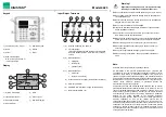 Burster DIGISTANT 4423 Short Manual preview