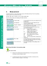 Preview for 46 page of Burster ForceMaster 9110 Operating Manual