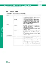 Preview for 64 page of Burster ForceMaster 9110 Operating Manual