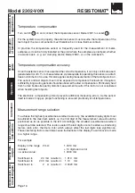 Preview for 16 page of Burster RESISTOMAT 2302-V001 Manual