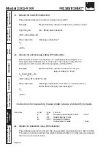 Preview for 36 page of Burster RESISTOMAT 2302-V001 Manual