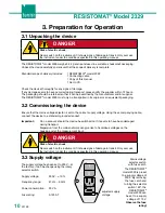 Preview for 10 page of Burster RESISTOMAT 2329 Operation Manual