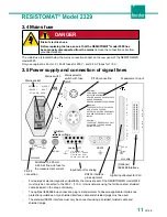 Preview for 11 page of Burster RESISTOMAT 2329 Operation Manual